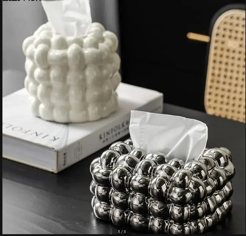 Креативная керамическая коробка для салфеток из сладкой ваты, скандинавский стиль, украшение для дома, коробка для салфеток, ящик для хранения рулонной бумаги для гостиной
Креативная керамическая коробка для салфеток из сладкой ваты, скандинавский стиль, украшение для дома, коробка для салфеток, ящик для хранения рулонной бумаги для гостиной