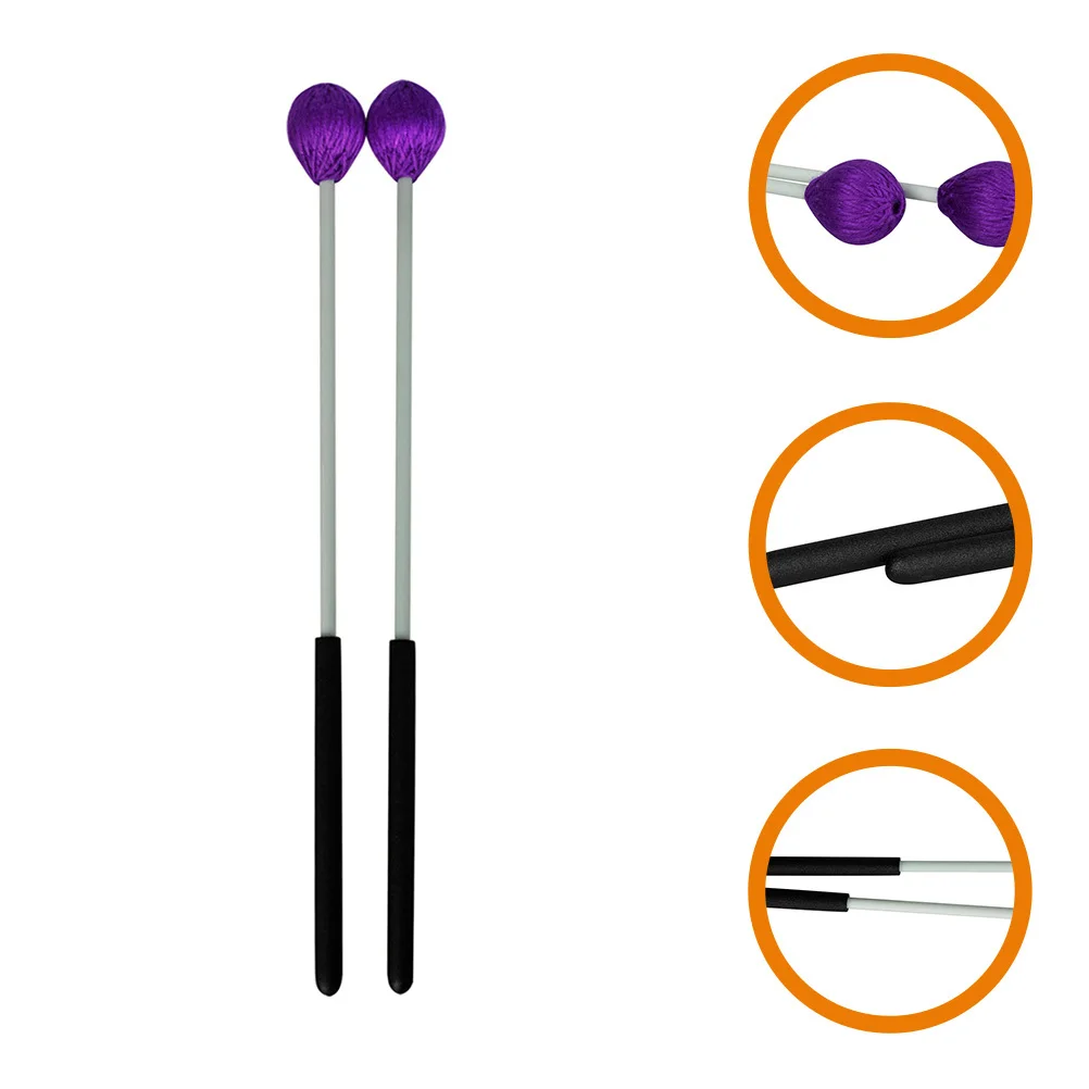 1 Pair Marimba Mallets Yarn Heads Percussion Instrument Sticks For Beginner Music Practice Durable Soft Grip Mallets For Marimba
1 Pair Marimba Mallets Yarn Heads Percussion Instrument Sticks For Beginner Music Practice Durable Soft Grip Mallets For Marimba