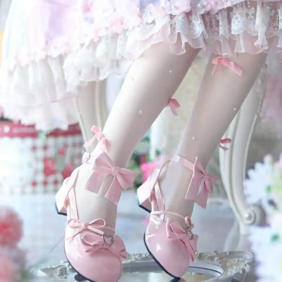 2026 Summer New Cute Sweet Sandals Lo Shoes Bow Round Head Lolita Single Shoes Versatile Breathable Leather Shoes for Women
2026 Summer New Cute Sweet Sandals Lo Shoes Bow Round Head Lolita Single Shoes Versatile Breathable Leather Shoes for Women