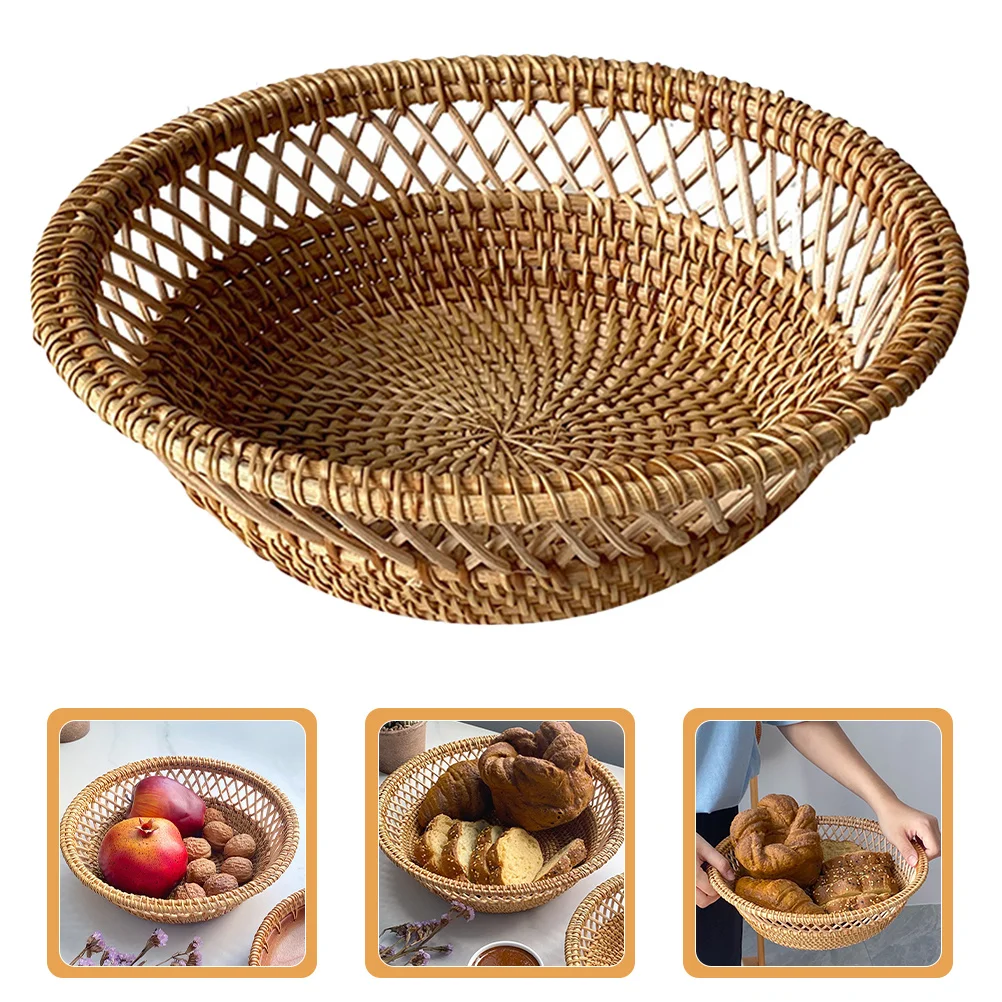 Large Capacity Rattan Woven Storage Basket Multi-Functional Desktop Organizer Sundries Basket for Home Office Sundries Organizer
Large Capacity Rattan Woven Storage Basket Multi-Functional Desktop Organizer Sundries Basket for Home Office Sundries Organizer