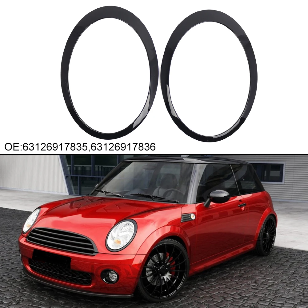 2 шт., глянцевая черная накладка на кольцо для фар для Mini Cooper R50 R52 R53 2001-2006, рамка для фар 63126917835 63126917836
2 шт., глянцевая черная накладка на кольцо для фар для Mini Cooper R50 R52 R53 2001-2006, рамка для фар 63126917835 63126917836