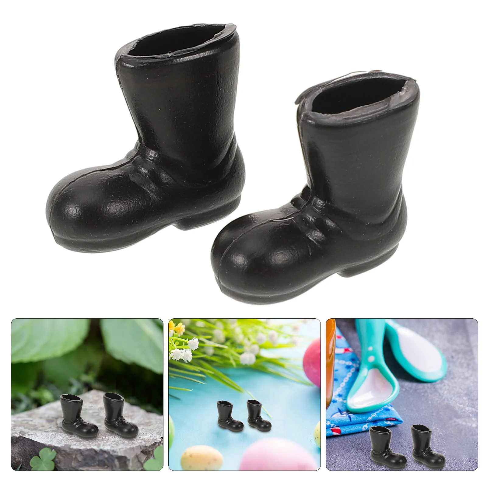 Miniature Santa Claus Shoes Christmas Ornaments Boots Black Plastic Man Decorations
Miniature Santa Claus Shoes Christmas Ornaments Boots Black Plastic Man Decorations
