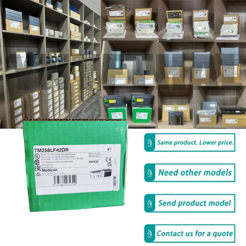 Совершенно новый оригинальный TM258LD42DT TM258LF42DR TM258LF42DT TM258LD42DT4L TM258LF42DT4L TM258LF66DT4L
Совершенно новый оригинальный TM258LD42DT TM258LF42DR TM258LF42DT TM258LD42DT4L TM258LF42DT4L TM258LF66DT4L