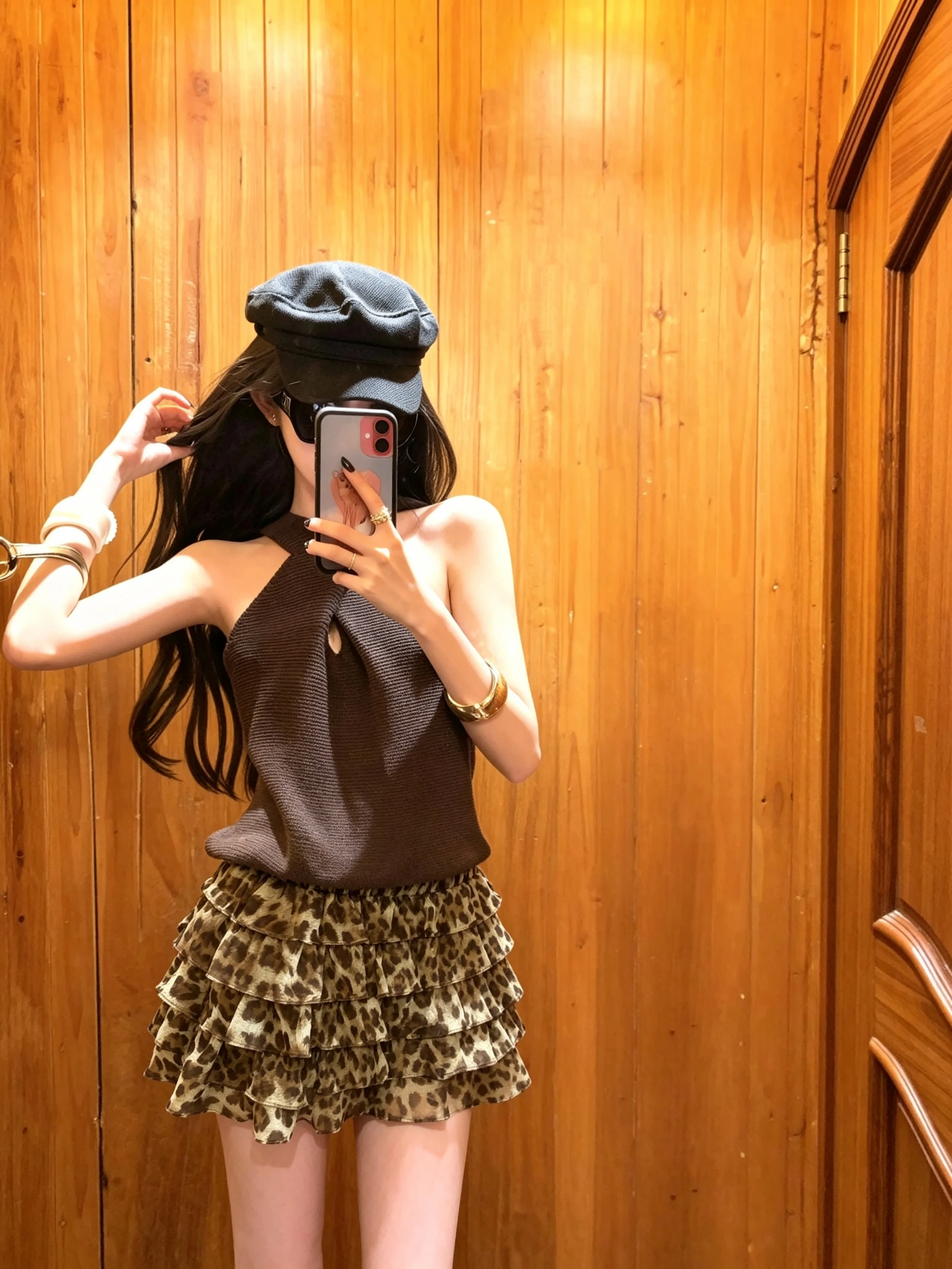 High Waist A-Line Skirt with Lace Trim Leopard Print for Women Summer Vintage American Style Half-length Skirts
High Waist A-Line Skirt with Lace Trim Leopard Print for Women Summer Vintage American Style Half-length Skirts