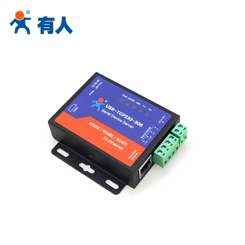 Serial port server equipment networking server Ethernet to RS232/485/422 manned serial port to network port TCP232-306
Serial port server equipment networking server Ethernet to RS232/485/422 manned serial port to network port TCP232-306