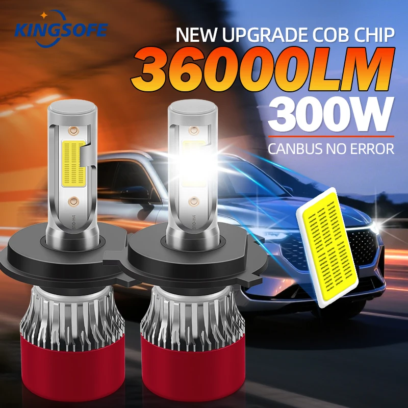 2PCS H4 Car LED Headlights Canbus No Error LED Auto Fog Lamps High Low Beam H4 12V 6000K 1:1 Size LED Bulbs Plug And Play
2PCS H4 Car LED Headlights Canbus No Error LED Auto Fog Lamps High Low Beam H4 12V 6000K 1:1 Size LED Bulbs Plug And Play