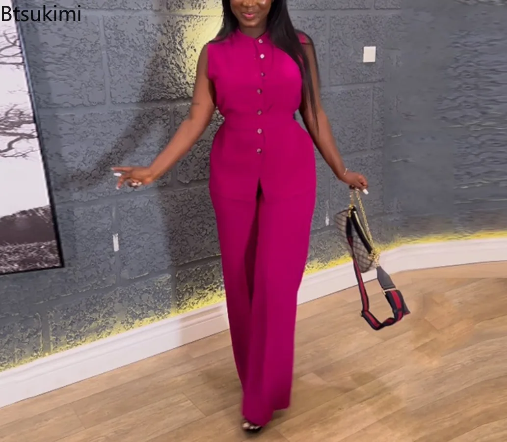 Women Wide Leg Pant Sets Two Piece Set Solid Shirt Top & Wide Leg Pants Set Suit Loose O Neck High Waist Elegant Trousers Suits
Women Wide Leg Pant Sets Two Piece Set Solid Shirt Top & Wide Leg Pants Set Suit Loose O Neck High Waist Elegant Trousers Suits