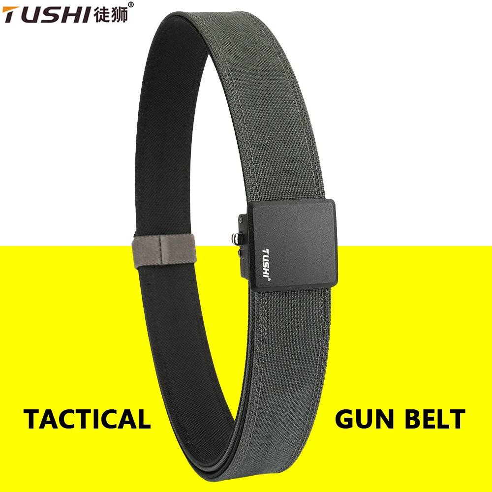 TUSHI Tactical Belt for Men Canvas Belt Women's Belt Casual Trousers Buckle Military Training Gun Belt Outdoor IPSC Girdle Male
TUSHI Tactical Belt for Men Canvas Belt Women's Belt Casual Trousers Buckle Military Training Gun Belt Outdoor IPSC Girdle Male