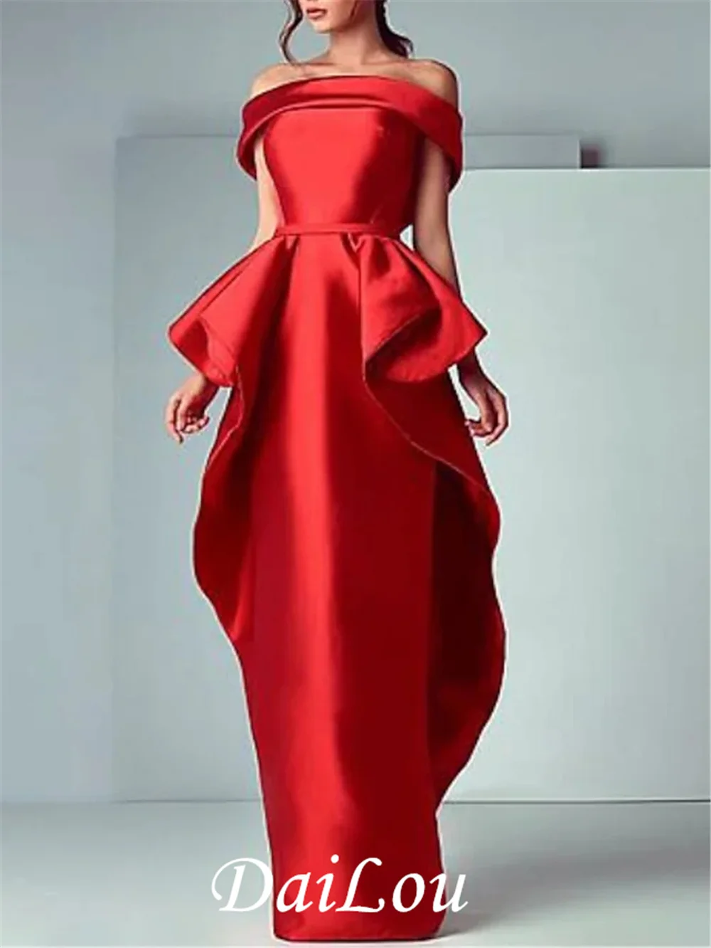 Beautiful Back Prom Formal Evening Valentine's Day Dress Off Shoulder Short Sleeve Floor Length Satin with Ruffles Tier
Beautiful Back Prom Formal Evening Valentine's Day Dress Off Shoulder Short Sleeve Floor Length Satin with Ruffles Tier