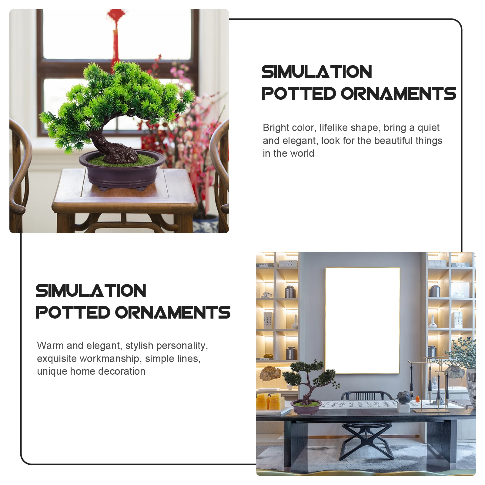 Artificial Pine Potted Plant Bonsai Tree Junioer for Fake Plants Plantas Artificiales Decorativas Faux Indoor Showcase Outdoor
Artificial Pine Potted Plant Bonsai Tree Junioer for Fake Plants Plantas Artificiales Decorativas Faux Indoor Showcase Outdoor