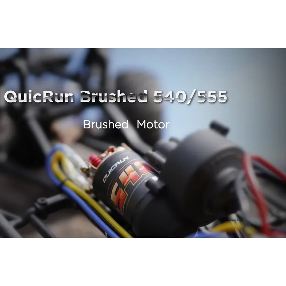 Hobbywing QuicRun Brushed 540 Motor 30T/40T & 555 11T/13T for 1/10 Scale RC Crawler Short Course Truck Monster Truck-High Torque
Hobbywing QuicRun Brushed 540 Motor 30T/40T & 555 11T/13T for 1/10 Scale RC Crawler Short Course Truck Monster Truck-High Torque