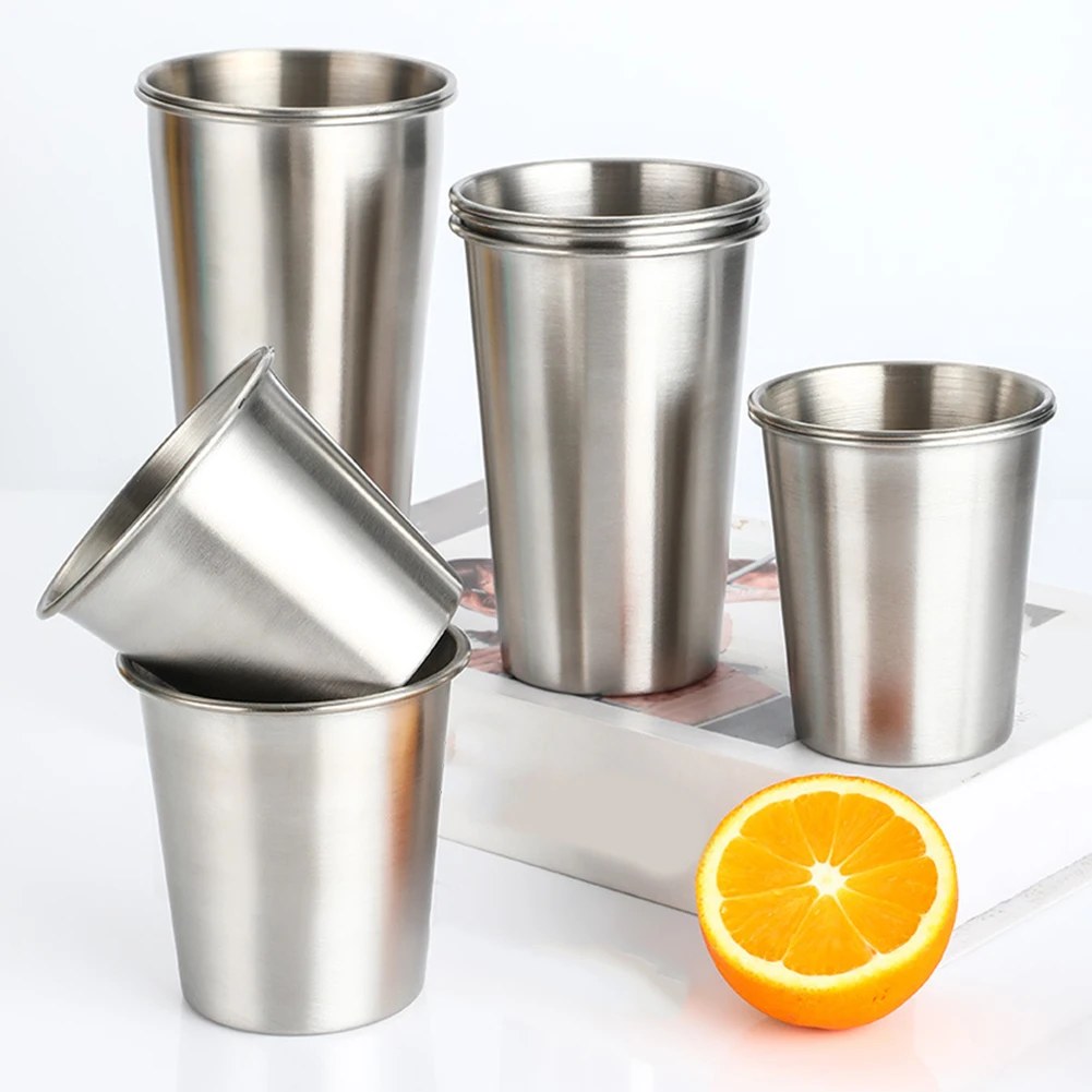 Set of 2 Stainless Steel Camping Cups 400ml 500ml 600ml Lightweight Outdoor Mugs Rust Resistant Handleless for Travel Hiking
Set of 2 Stainless Steel Camping Cups 400ml 500ml 600ml Lightweight Outdoor Mugs Rust Resistant Handleless for Travel Hiking