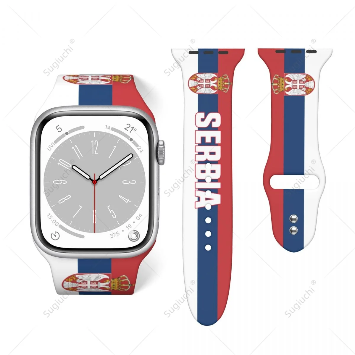 Спортивный ремешок унисекс с 3D-печатью флага Сербии для Apple Watch Band Ultra 2, силиконовый ремешок для часов Iwatch Series 9 8 7 6 SE 5 4
Спортивный ремешок унисекс с 3D-печатью флага Сербии для Apple Watch Band Ultra 2, силиконовый ремешок для часов Iwatch Series 9 8 7 6 SE 5 4