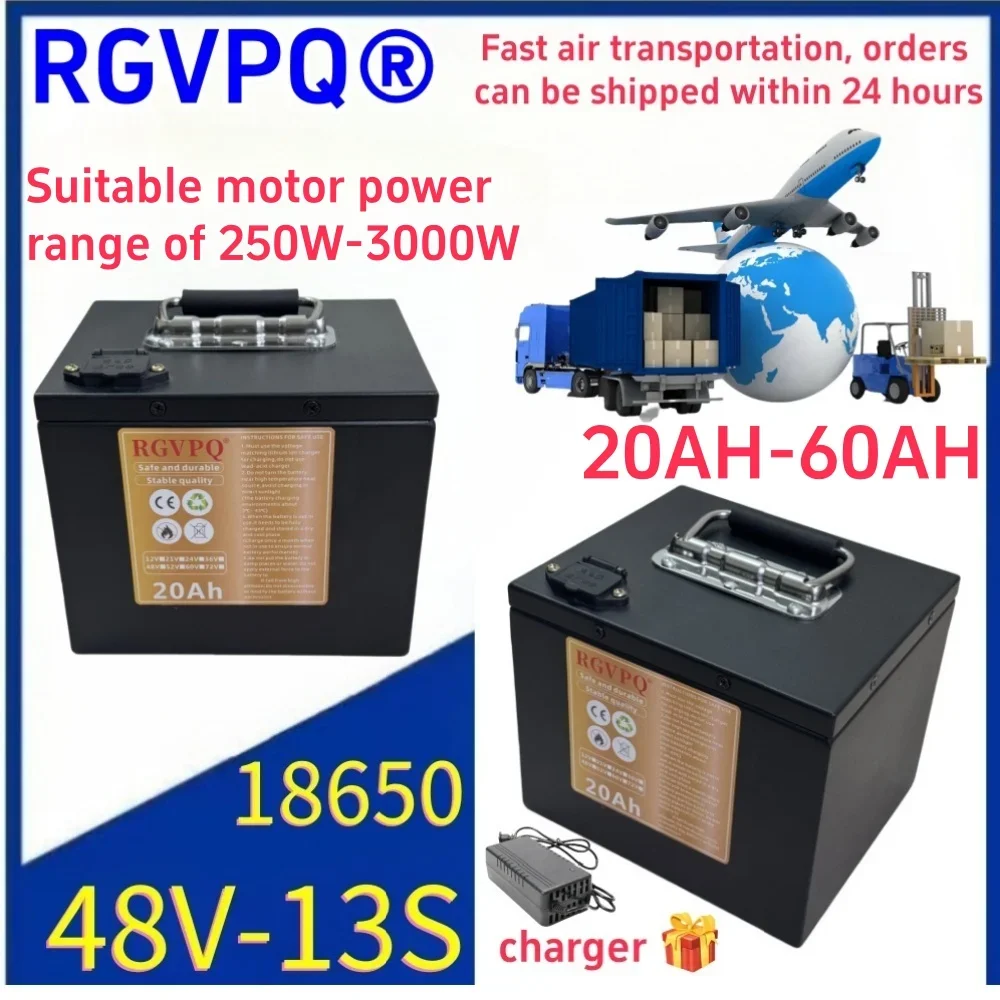 Air fast transportation,48V60AH,Full capacity,Send within 24 hours,New 18650 lithium battery,Suitable for motors under 3000W
Air fast transportation,48V60AH,Full capacity,Send within 24 hours,New 18650 lithium battery,Suitable for motors under 3000W