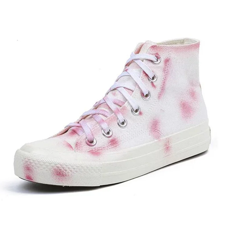 Белые парусиновые туфли с высоким берцем на шнуровке, удобная повседневная женская обувь большого размера 35-45
Белые парусиновые туфли с высоким берцем на шнуровке, удобная повседневная женская обувь большого размера 35-45