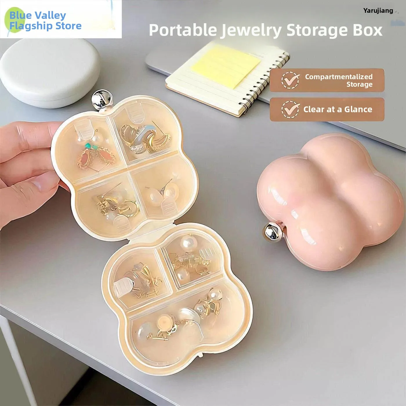 Portable Travel Cute Earring Necklace Bracelet Anti-Oxidation New 2026 Organizer Box Jewelry Storage Compartment Plastic
Portable Travel Cute Earring Necklace Bracelet Anti-Oxidation New 2026 Organizer Box Jewelry Storage Compartment Plastic
