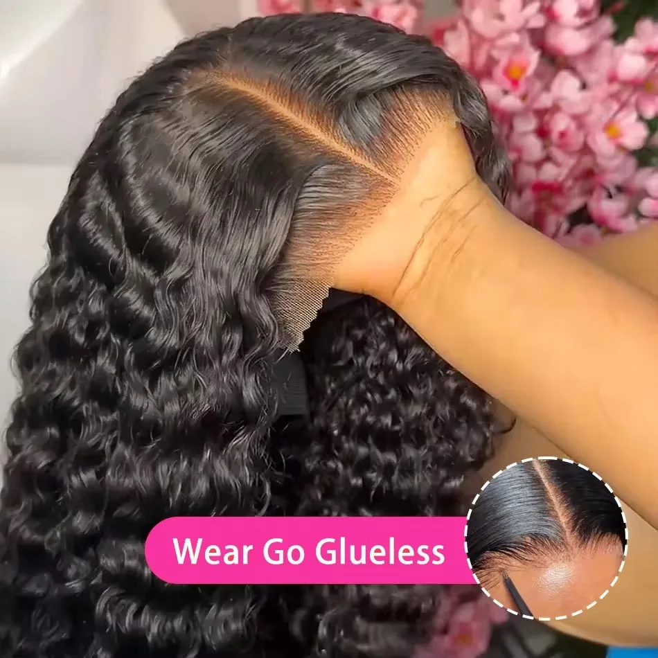 Glueless Wigs 220% Density Deep Wave Human Hair Wigs 13x4 4x4 Glueless Wigs Human Hair Pre Plucked Ready To Wear For Black Women
Glueless Wigs 220% Density Deep Wave Human Hair Wigs 13x4 4x4 Glueless Wigs Human Hair Pre Plucked Ready To Wear For Black Women