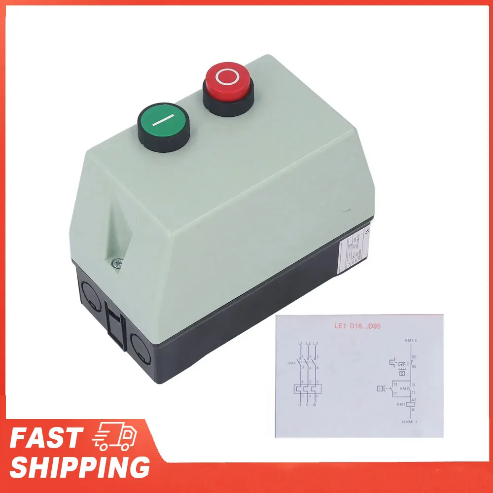 Electric Motor Starter Magnetic Starter Water Proof Flame Retardant Magnetic Box Single Phase 220V 230V 9‑13A
Electric Motor Starter Magnetic Starter Water Proof Flame Retardant Magnetic Box Single Phase 220V 230V 9‑13A