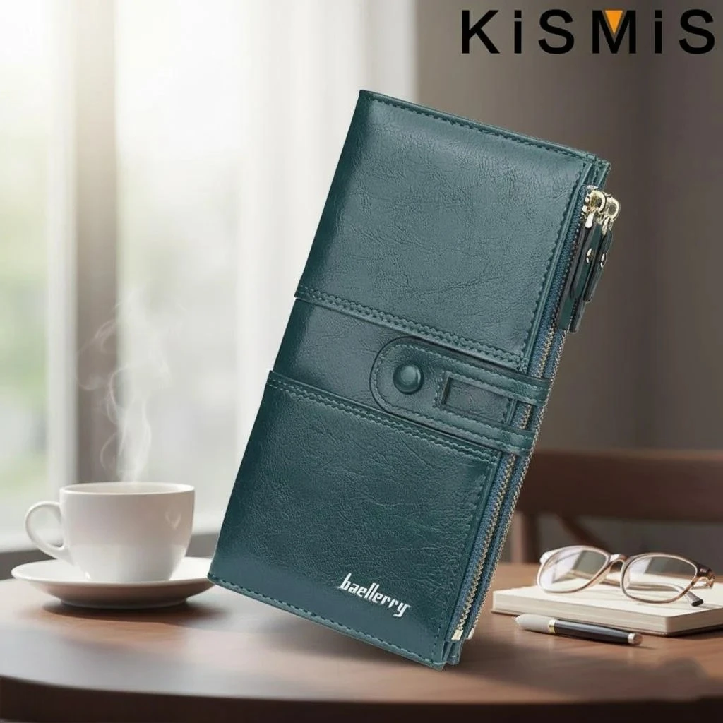 Женская длинная сумка-кошелек с застежкой, многофункциональная модная сумка для телефона, корейский кошелек на молнии для монет, вместительный кошелек для карт
Женская длинная сумка-кошелек с застежкой, многофункциональная модная сумка для телефона, корейский кошелек на молнии для монет, вместительный кошелек для карт