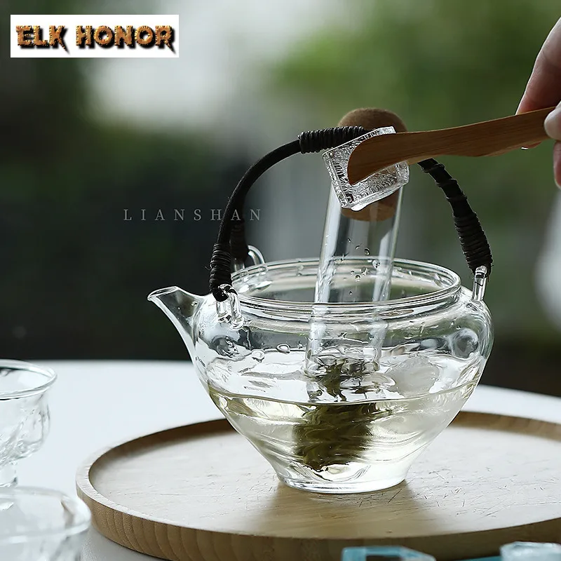 450ml High Borosilicate Glass Teapot Vintage Tea Infuser Pot Tea Brewing Kettle Cold Brew Oolong Flower Teaware Ornaments Gifts
450ml High Borosilicate Glass Teapot Vintage Tea Infuser Pot Tea Brewing Kettle Cold Brew Oolong Flower Teaware Ornaments Gifts