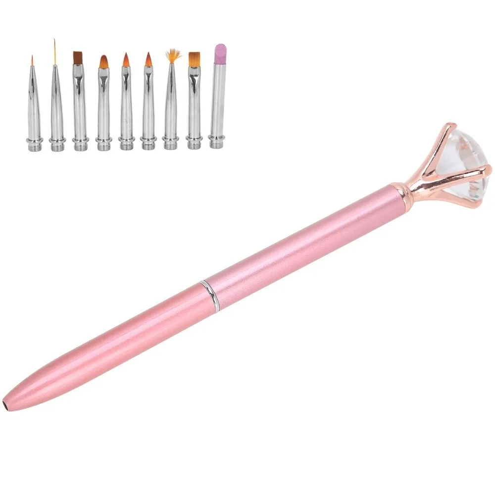 1 x Pen 10 x Pen Head Replaceable Head Detachable Nail Art Brush Soft Dotting Brush Detachable Gel Pen Replaceable Head Nail Pen
1 x Pen 10 x Pen Head Replaceable Head Detachable Nail Art Brush Soft Dotting Brush Detachable Gel Pen Replaceable Head Nail Pen