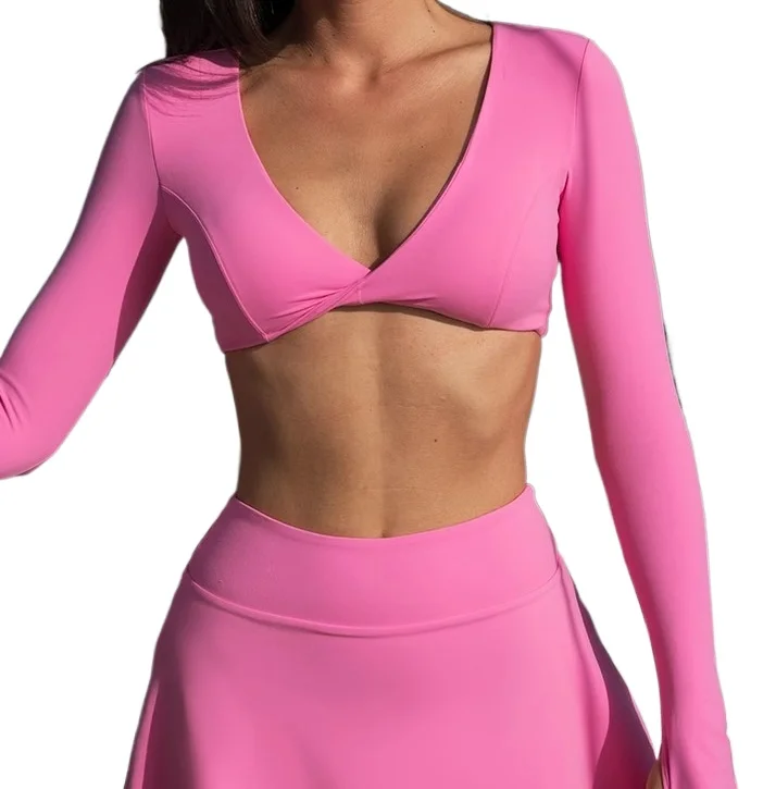 Женский комплект для йоги, спортивный топ с длинными рукавами, спортивный костюм для пилатеса, фитнеса, бега, тренажерного зала, брюки-клеш, леггинсы, комплекты из двух предметов 
Женский комплект для йоги, спортивный топ с длинными рукавами, спортивный костюм для пилатеса, фитнеса, бега, тренажерного зала, брюки-клеш, леггинсы, комплекты из двух предметов