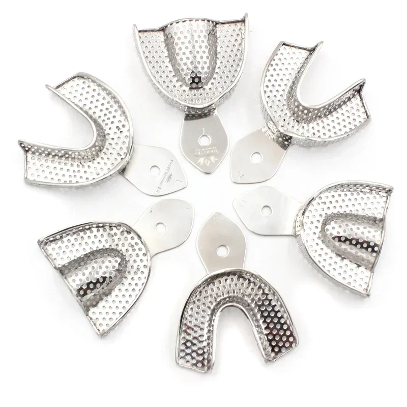 Dental Stainless Steel Teeth Tray Impression Trays Autoclavable Teeth Holder Dentist Tools
Dental Stainless Steel Teeth Tray Impression Trays Autoclavable Teeth Holder Dentist Tools