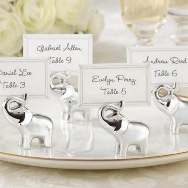 24 pcs/lot Silver Elephant Place card Holders Wedding tableDecoration Party Supplies favors gifts for Bridal Shower
24 pcs/lot Silver Elephant Place card Holders Wedding tableDecoration Party Supplies favors gifts for Bridal Shower