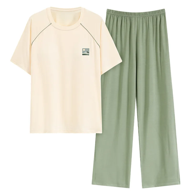 Modal Pajamas Women's Spring/summer Style With Chest Pads Integrated Summer Thin Short Sleeves New Casual Home Furnishings Femal
Modal Pajamas Women's Spring/summer Style With Chest Pads Integrated Summer Thin Short Sleeves New Casual Home Furnishings Femal