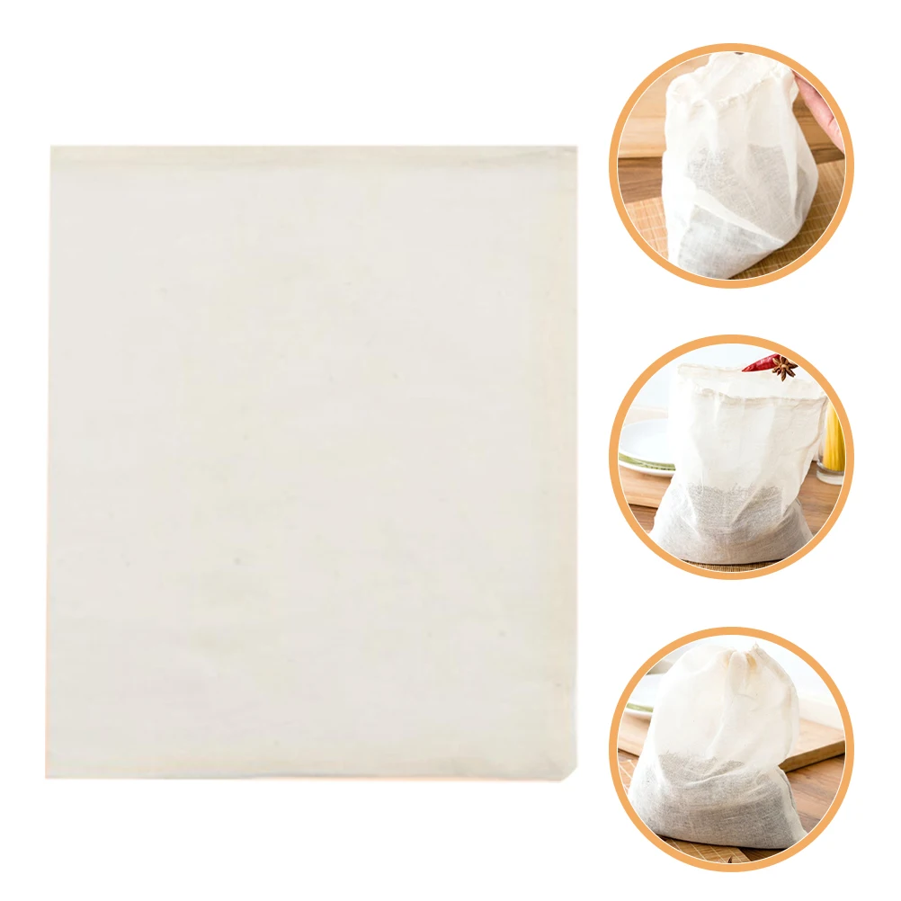 12 Pcs Cotton Filter Bag Fabric Bags Drawstring Strainer Reusable Cloth for Cooking
12 Pcs Cotton Filter Bag Fabric Bags Drawstring Strainer Reusable Cloth for Cooking