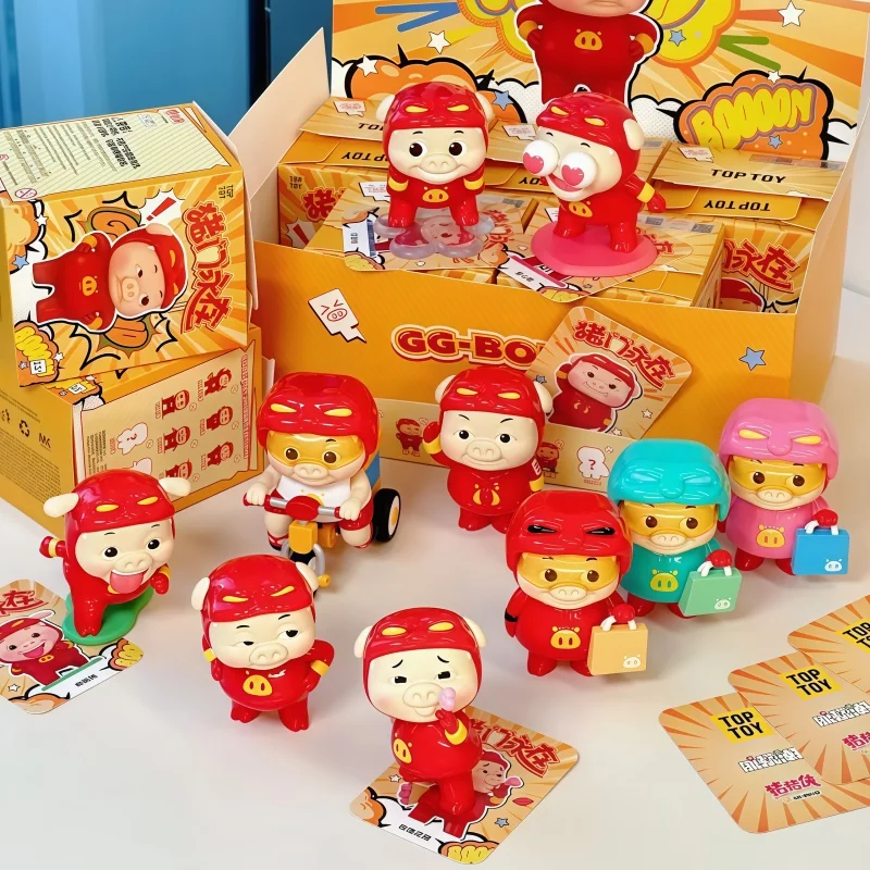 Toptoy Gg Bond Eternal Swine Series слепая коробка-забавный декор для рабочего стола подарок на день рождения Коллекционная мультяшная фигурка из ПВХ
Toptoy Gg Bond Eternal Swine Series слепая коробка-забавный декор для рабочего стола подарок на день рождения Коллекционная мультяшная фигурка из ПВХ 