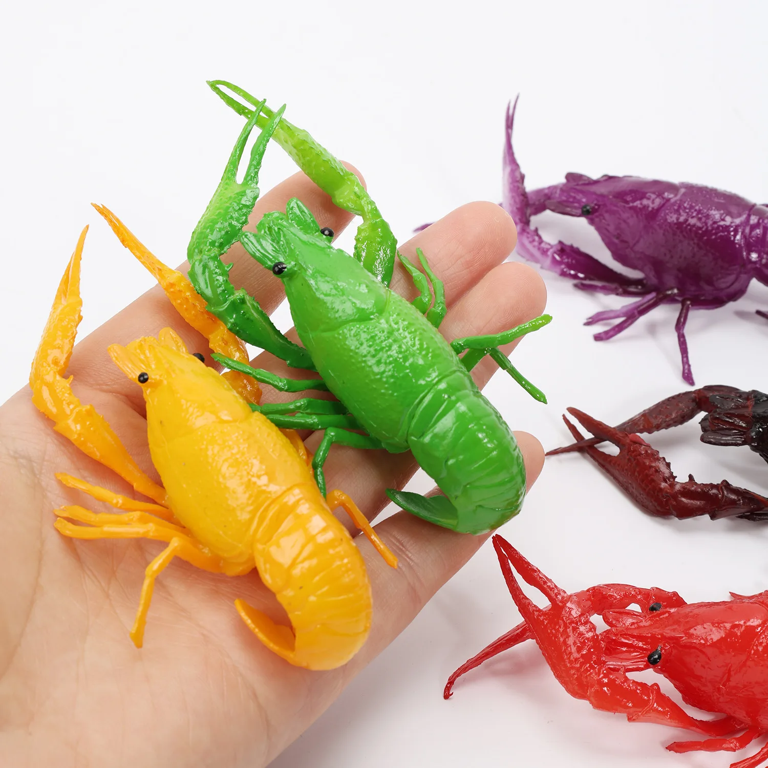 Mini Lobster Crayfish Realistic PVC Sea Food Lobster Model Keychain Simulation Ornament Artificial Home Decor Desktop Decoration
Mini Lobster Crayfish Realistic PVC Sea Food Lobster Model Keychain Simulation Ornament Artificial Home Decor Desktop Decoration