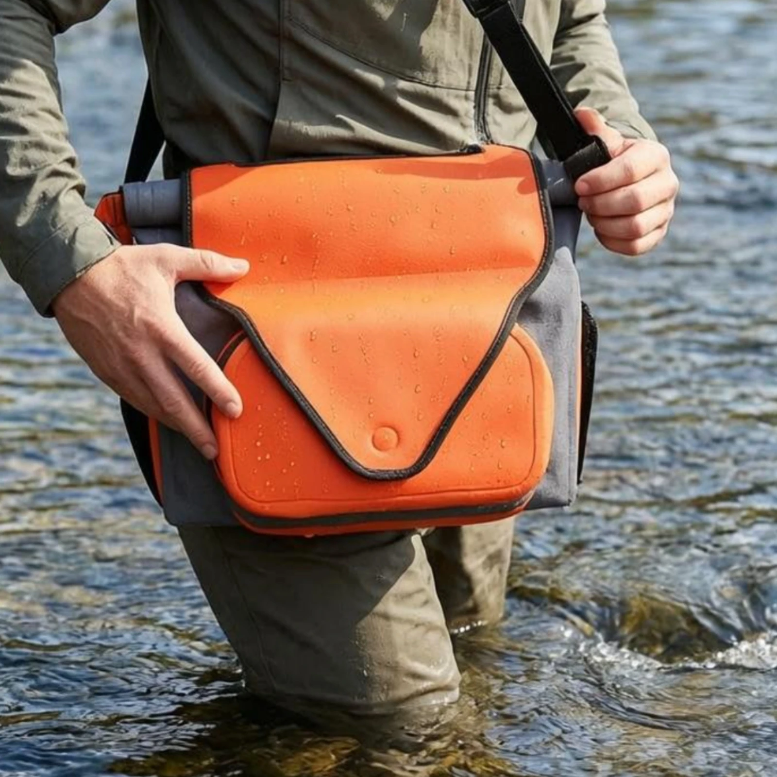 Fishing Tool Bag Roll-Top Fishing Tackle Bag Fanny Pack Side Pockets Outdoor Carry Adjustable Strap
Fishing Tool Bag Roll-Top Fishing Tackle Bag Fanny Pack Side Pockets Outdoor Carry Adjustable Strap