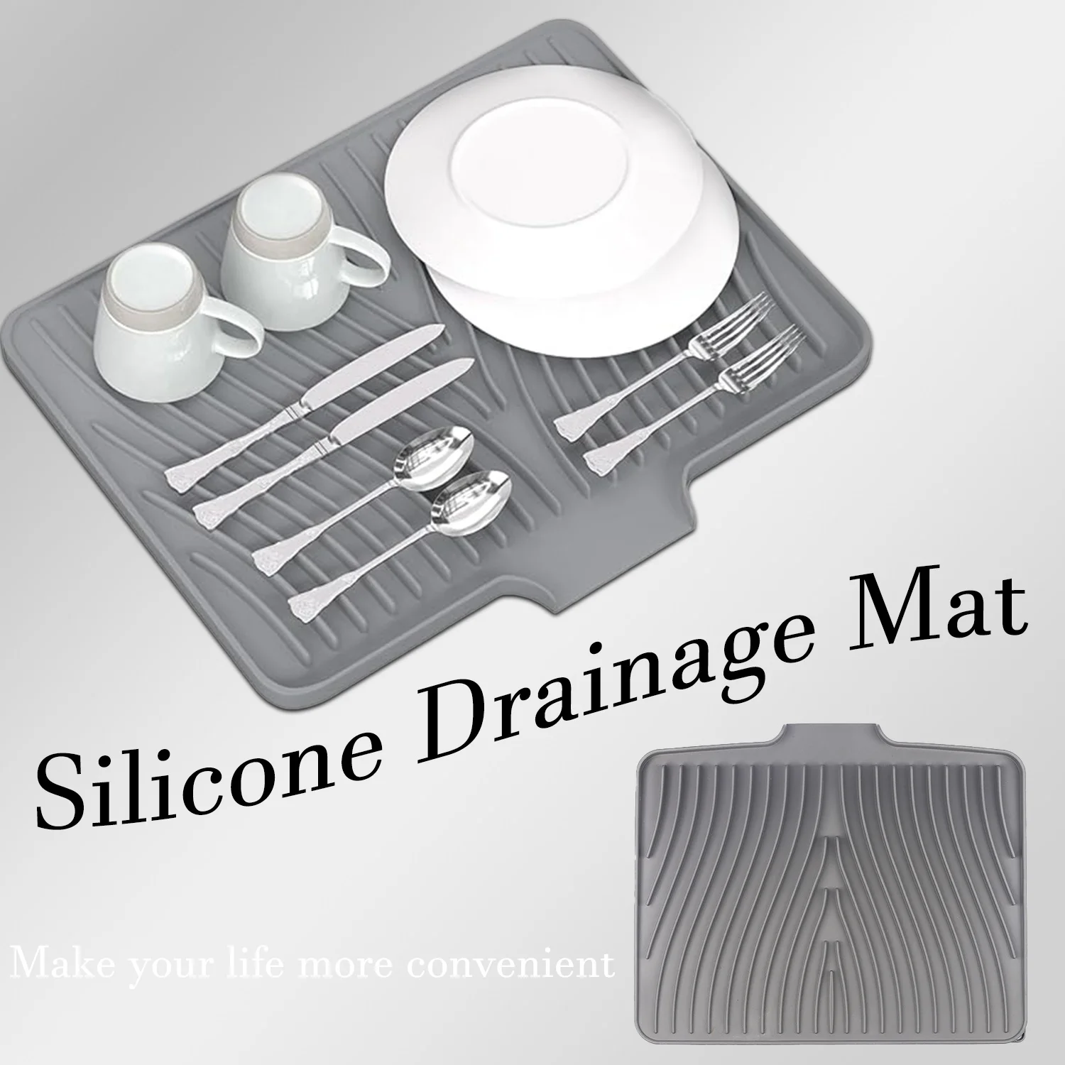 Silicone drip tray - a handy helper for kitchens and living rooms. Essential home item. Makes your life more convenient.
Silicone drip tray - a handy helper for kitchens and living rooms. Essential home item. Makes your life more convenient.