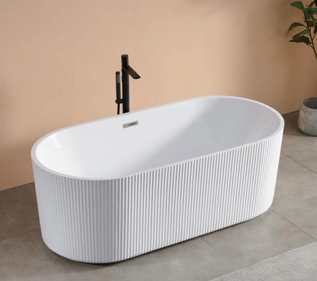 Modern Design in Door Freestanding White Acrylic Soaking Bathtub Hot Sales Bath Tubs with Faucet
Modern Design in Door Freestanding White Acrylic Soaking Bathtub Hot Sales Bath Tubs with Faucet
