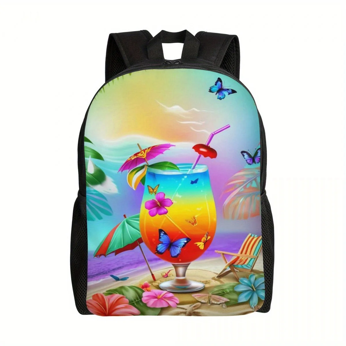 Lightweight Summer Drink Cocktail Backpack Large Capacity, Adjustable Straps Polyester Laptop Bag for Men Women Back Shcool
Lightweight Summer Drink Cocktail Backpack Large Capacity, Adjustable Straps Polyester Laptop Bag for Men Women Back Shcool