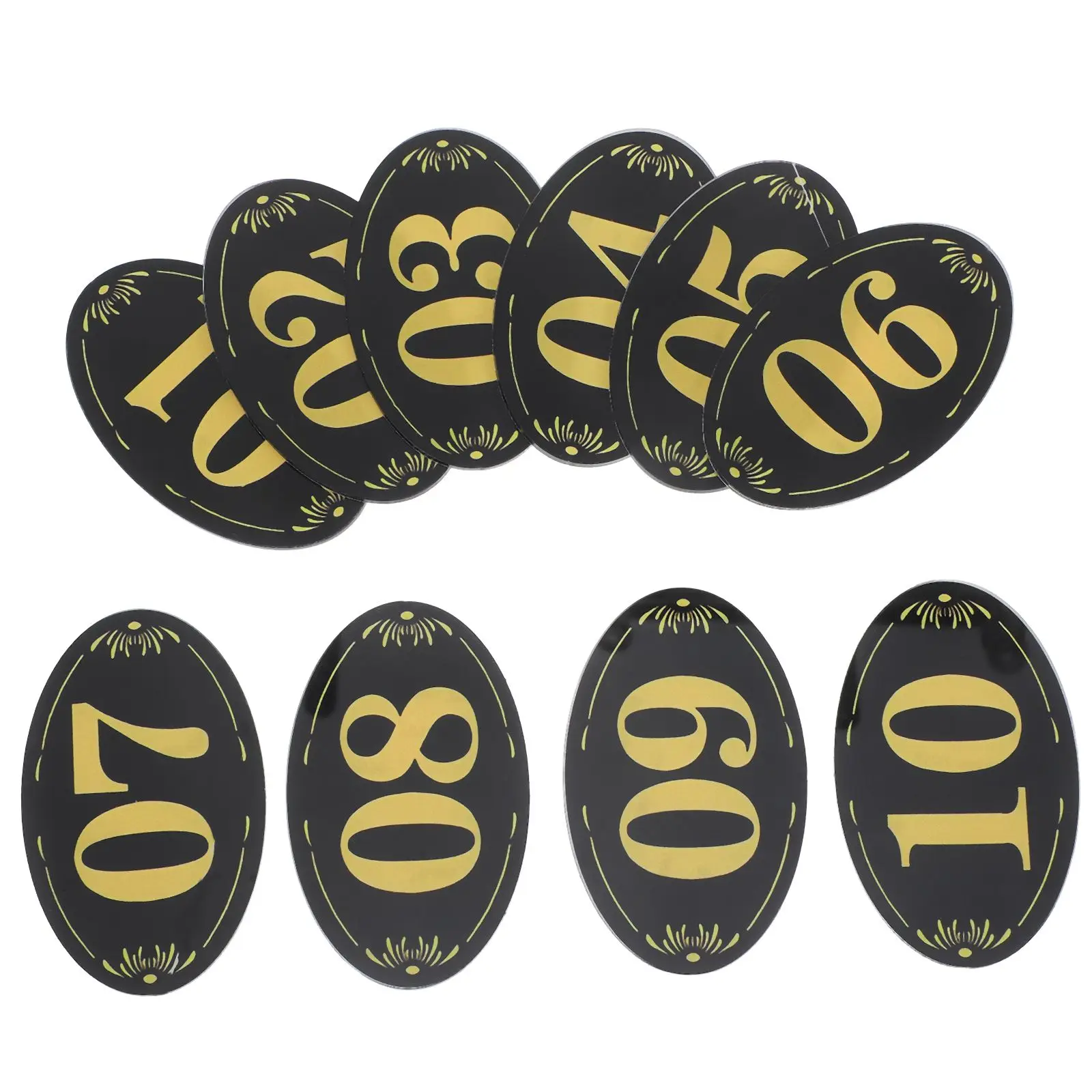 10 Pcs Locker Number Sticker Plastic Room Numbers Doorplate Table Cards Acrylic Strong Adhesion Residue Free Removal Versatile
10 Pcs Locker Number Sticker Plastic Room Numbers Doorplate Table Cards Acrylic Strong Adhesion Residue Free Removal Versatile