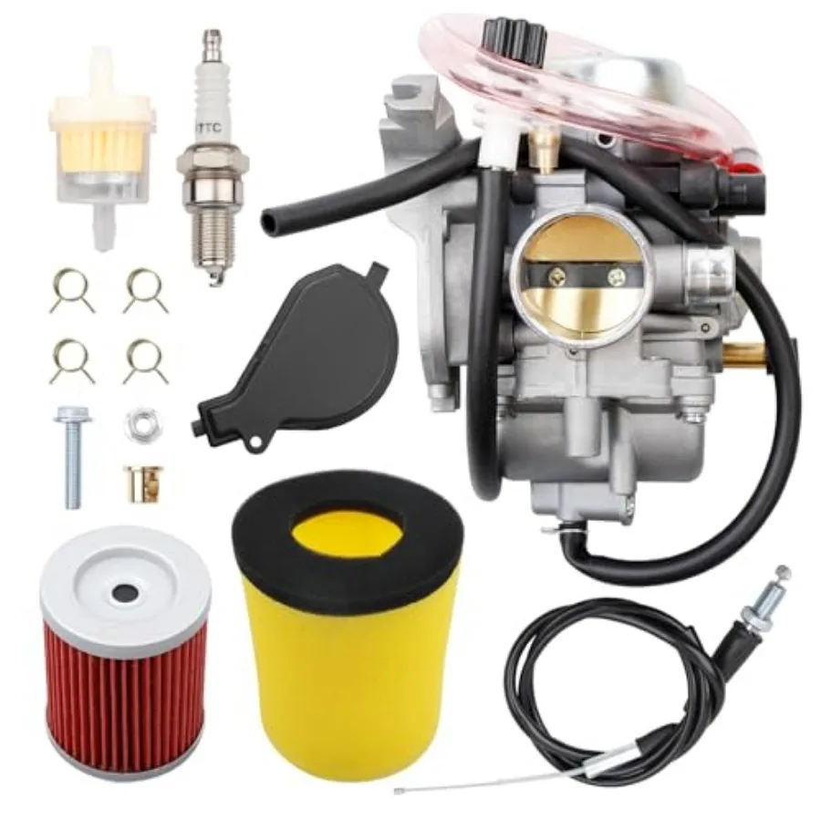 LTF400 Replacement Compatible 2002-2007 Suzuki LT-F400 Eiger 400 Carb, Includes Air Filter and Spark Plug
LTF400 Replacement Compatible 2002-2007 Suzuki LT-F400 Eiger 400 Carb, Includes Air Filter and Spark Plug