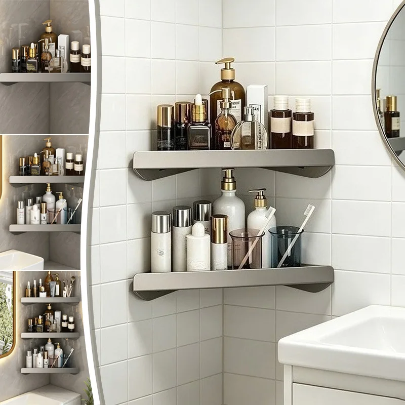 1/2/3Layer Carbon Steel Bathroom Corner Shelf No Drilling Wall Mounted Strong Load Bearing Storage Rack for Bathroom Kitchen Use
1/2/3Layer Carbon Steel Bathroom Corner Shelf No Drilling Wall Mounted Strong Load Bearing Storage Rack for Bathroom Kitchen Use