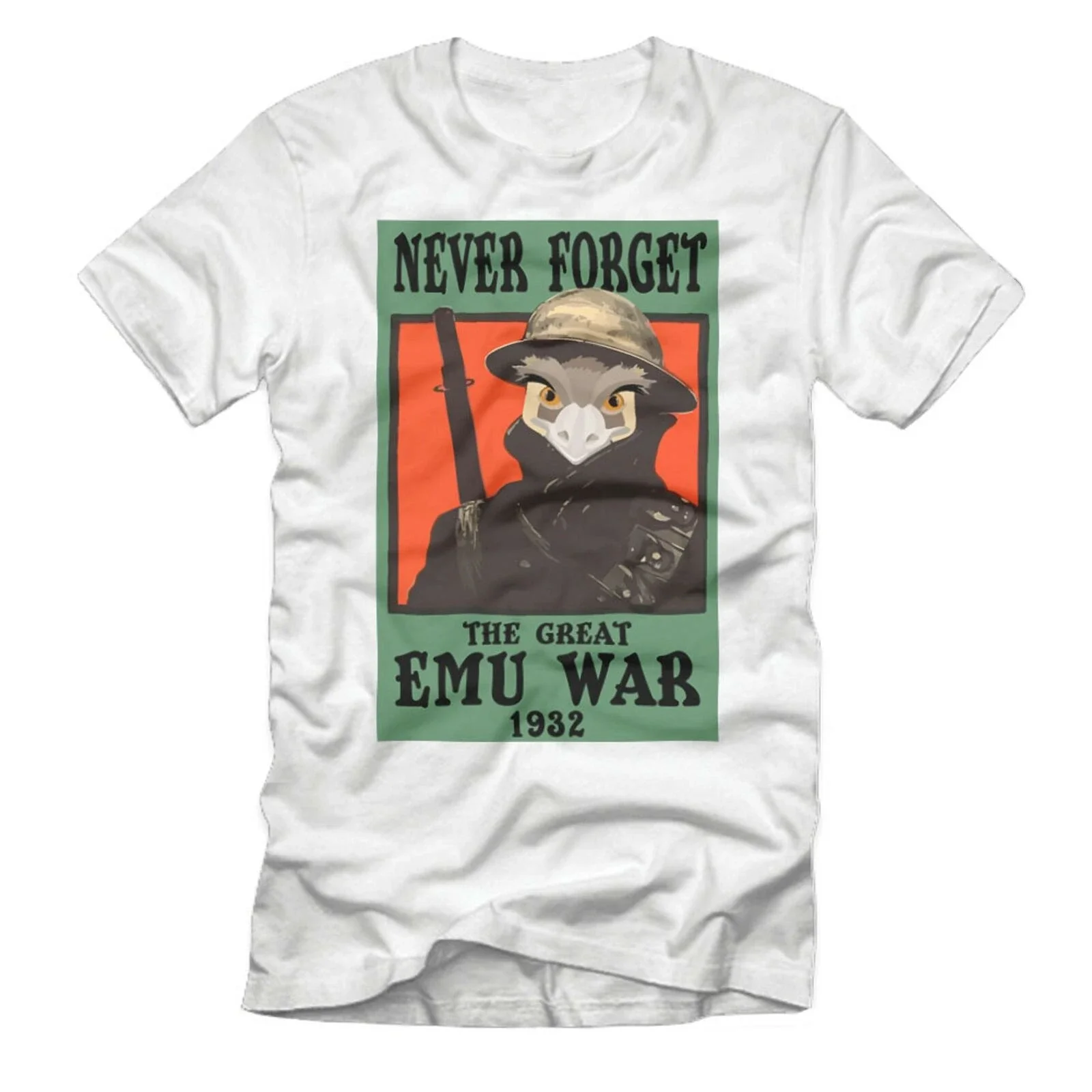 Great Emu War Australian Australien Emukrieg Fun Plakat Poster T-Shirt Summer Cotton Short Sleeve O-Neck Mens T Shirt New S-3XL
Great Emu War Australian Australien Emukrieg Fun Plakat Poster T-Shirt Summer Cotton Short Sleeve O-Neck Mens T Shirt New S-3XL
