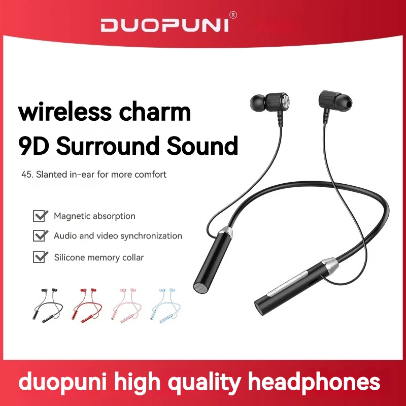 DUOPUNI Bluetooth Earphones Wireless Headphones Stereo Sound Music In-Ear Sports Running Headset Gamer Long Standby Earbuds
DUOPUNI Bluetooth Earphones Wireless Headphones Stereo Sound Music In-Ear Sports Running Headset Gamer Long Standby Earbuds
