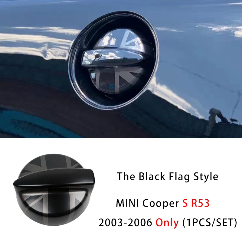 Наклейка на крышку топливного бака Black Flag Style для MINI Cooper S R53 2003-2006 (1 шт./компл.), аксессуары для стайлинга автомобиля
Наклейка на крышку топливного бака Black Flag Style для MINI Cooper S R53 2003-2006 (1 шт./компл.), аксессуары для стайлинга автомобиля