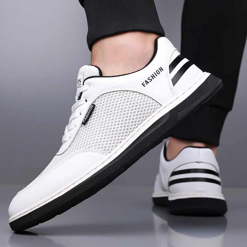 Men's Breathable Mesh Casual Sneakers Lightweight Lace-up Walking Shoes Non-slip Flat Footwear for Summer
Men's Breathable Mesh Casual Sneakers Lightweight Lace-up Walking Shoes Non-slip Flat Footwear for Summer