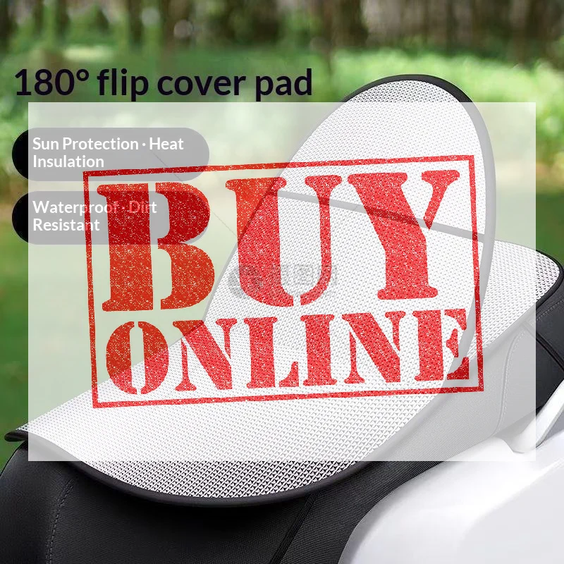 【DM】Motorcycle Electric Bikes Summer Sun Protection Seat Pad Reflective Aluminum Insulation Waterproof Heat Cushion
【DM】Motorcycle Electric Bikes Summer Sun Protection Seat Pad Reflective Aluminum Insulation Waterproof Heat Cushion