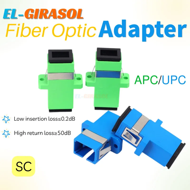 50 PCS Single Mode Simplex SC UPC\APC Fiber Optic Adapter IL Less Than 0.2Db Network Internet Cable Connectors
50 PCS Single Mode Simplex SC UPC\APC Fiber Optic Adapter IL Less Than 0.2Db Network Internet Cable Connectors