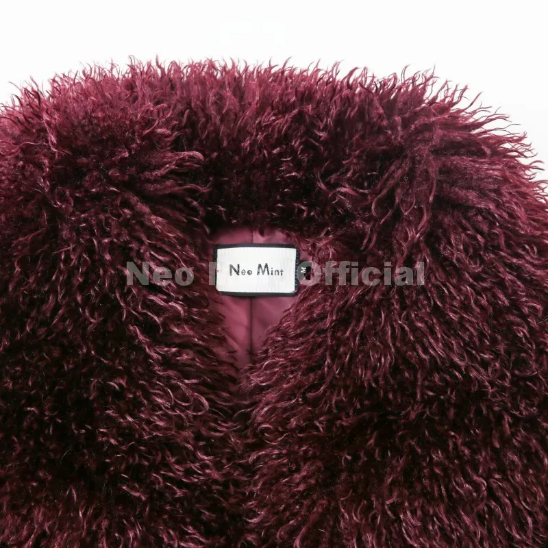 Neo Mint 2025 Winter Lulicore Fashion Brown Faux Fur Coat Women Chic Autumn Warm Fluffy Sheep Fur Jacket Big Fur Collar Overcoat 111 S9af8a50bee2a486ab2cfe947d9509bbdo
