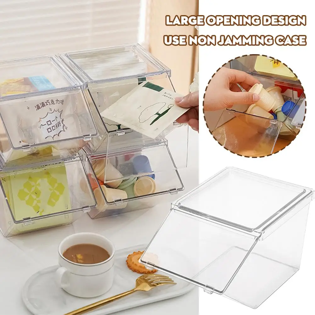 High-end Tea Bag Storage Box Multifunctional Universal Tea Bag Coffee With School Tool Storage Lid Office Acrylic Organizer D0J4
High-end Tea Bag Storage Box Multifunctional Universal Tea Bag Coffee With School Tool Storage Lid Office Acrylic Organizer D0J4