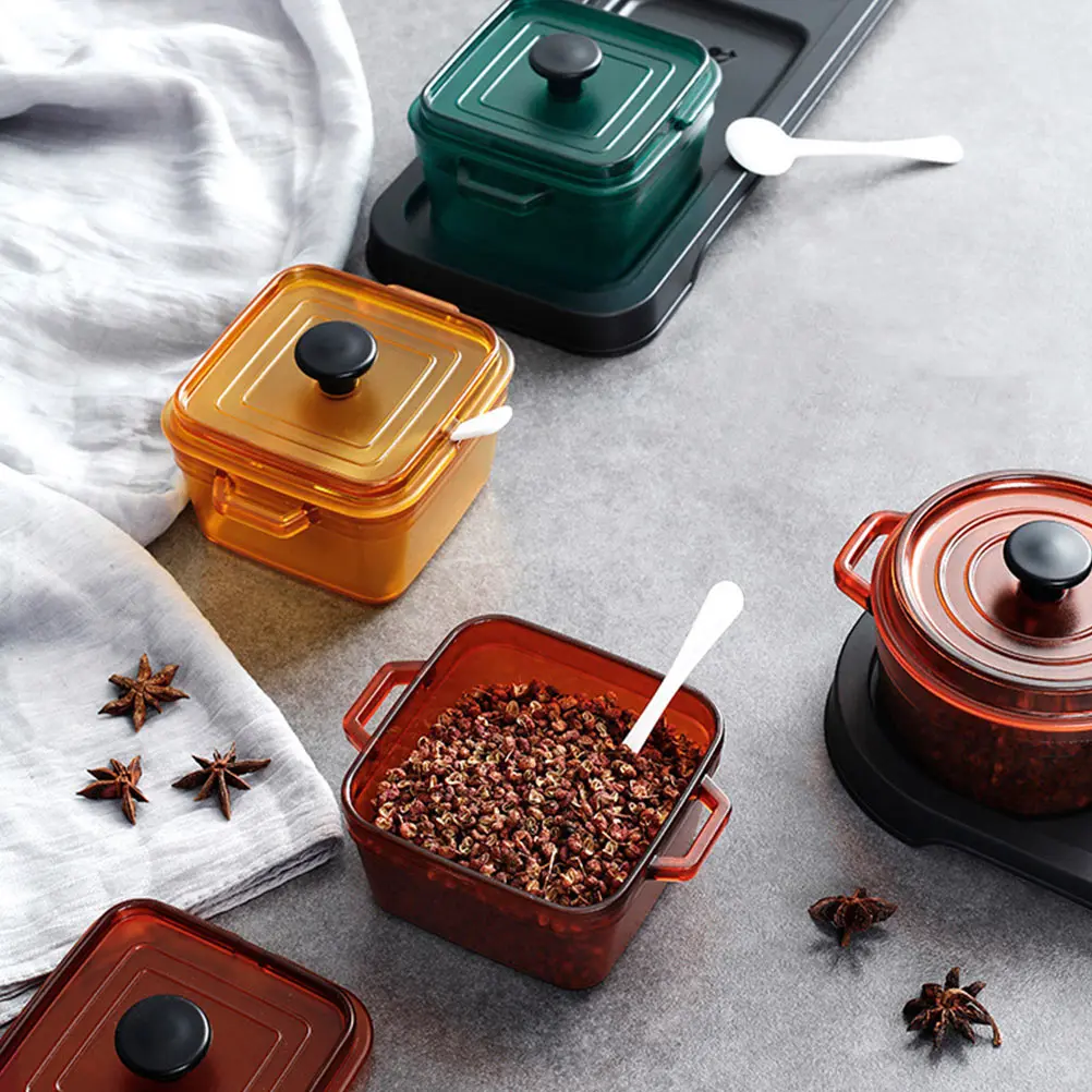 1 set 1 Set Kitchen Seasoning Boxes Spice Storage Case Condiment Jar Food Grade Material Sturdy Easy Install Strong Load
1 set 1 Set Kitchen Seasoning Boxes Spice Storage Case Condiment Jar Food Grade Material Sturdy Easy Install Strong Load