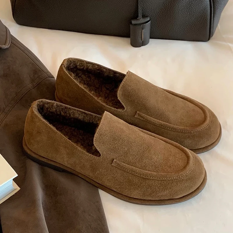 Loafers Shoes for Women Fashion Dress Flats Sport Shoes Suede Casual Warm Winter Boots 2025 New Cozy Walking Femme Snow Botas
Loafers Shoes for Women Fashion Dress Flats Sport Shoes Suede Casual Warm Winter Boots 2025 New Cozy Walking Femme Snow Botas