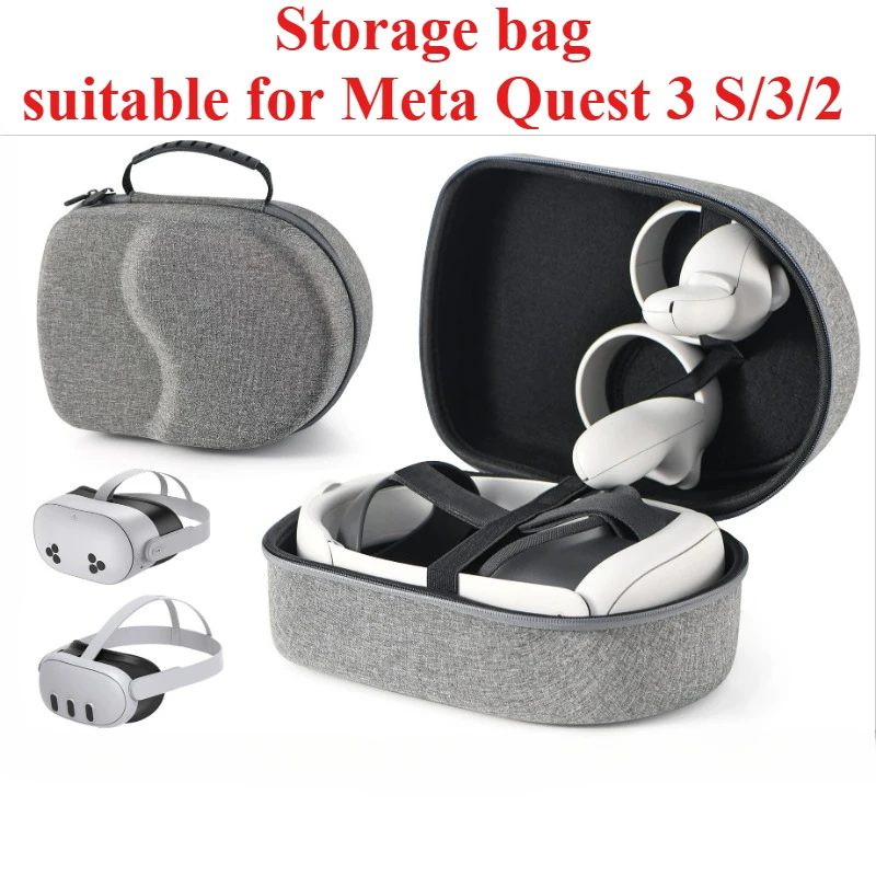 Portable Durable Storage Tote Bag Protective Case for Meta Quest 3/2 for Pico 4 Pro VR Headset Accessories 2025 New Grey
Portable Durable Storage Tote Bag Protective Case for Meta Quest 3/2 for Pico 4 Pro VR Headset Accessories 2025 New Grey